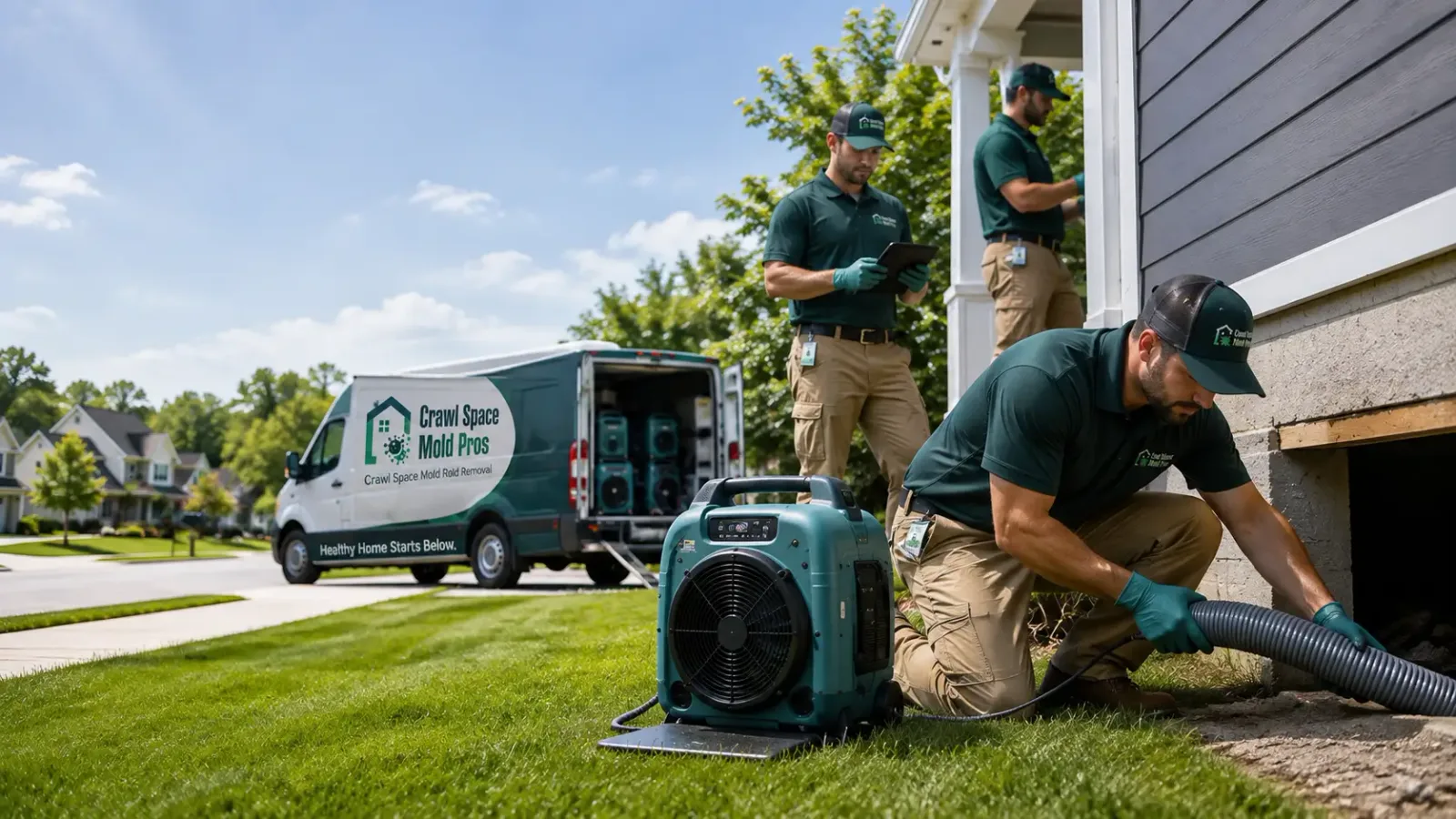 Crawl Space Mold Removal in Orangeville, PA